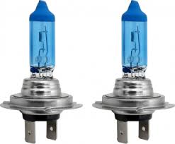 Set becuri auto Halogen Xenon Effect, H7, 12V, 100W, 5000K, Ultra White