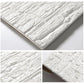 Set 10 x Placa de tapet adeziv caramizi albe, 77x70 cm