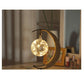 Decoratiune luminoasa - luna cu glob
