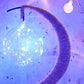 Decoratiune luminoasa - luna cu glob