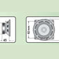 Set 2 x Difuzor auto Fony 4'', 10 cm , 60 W CTC- 407