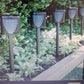 Set 4 x Lampa solara Inspire Nioki, IP44, H39cm, neagra