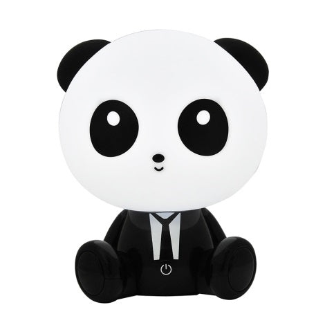 Lampa de veghe pentru copii, design Urs Panda, Alb-Negru, 24 cm, 2.5W-230V, AMA
