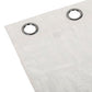 Set 2 perdele decorative, Alb cu ape, 140 x 260 cm