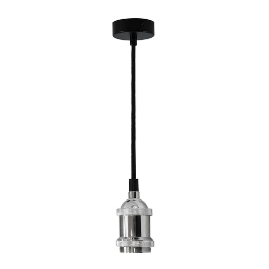 Cablu pendul , metalic, 1 x E27, crom