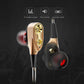 Casti Bluetooth Sport M18, 10 metri, Negru cu Auriu