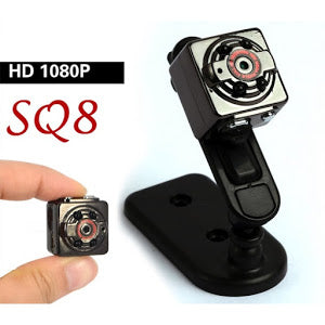 Mini camera Full HD SQ8 cu senzor de miscare si stabilizator imagine