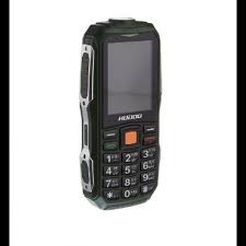 Telefon militar H628, 3800 mAh, Dual SIM, FM radio, lanterna, verde-gri