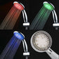 Cap de dus cu led colorat si senzor de caldura