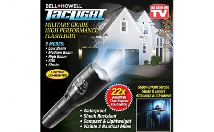 Lanterna profesionala Tac Light, lumineaza pana la 9km