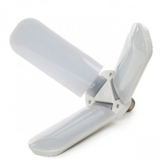 Lampa LED cu 3 brate mobile ajustabile, E27 6500K 45W, Alb Rece