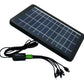 Panou solar portabil 8W cu functie de incarcare telefon