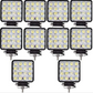 Set 8 proiectoare 16 LED 48W auto OFF-ROAD, IP 67