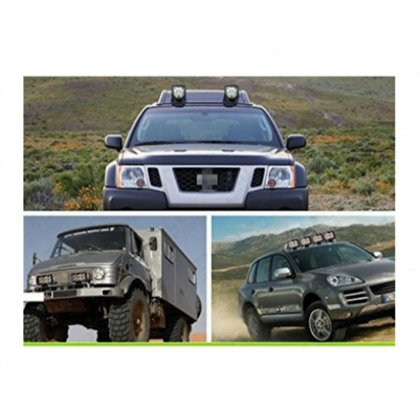 Set 8 proiectoare 16 LED 48W auto OFF-ROAD, IP 67