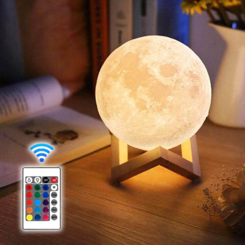Lampa in forma de luna, 16 culori