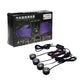 Set 4 LED auto de interior, A10 USB, 7 culori RGB