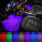 Set 4 LED auto de interior, A10 USB, 7 culori RGB