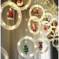 Instalatie de Craciun tip Perdea LED cu Figurine Decorative