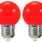 Set 2xBec Led Sferic Ghirlanda E27 3W P45