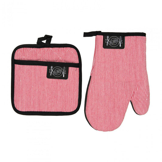 Set de bucatarie 2 piese Rosu