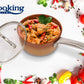 Caserola Aluminiu + Capac 16×7.5 Cm, 1.2l, Ceramica, Cooking By Heinner