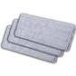 Set 3 rezerve din microfibra pentru mop plat, putere mare de absorbtie