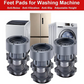 Set 4 picioruse reglabile pentru masina de spalat
