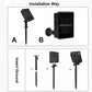 1+1 GRATIS - Instaltie solara 50 stelute, multicolor